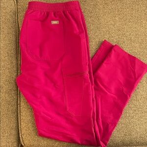 Figs Women's Scrub Pants in Bright Magenta